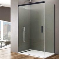 Mampara de ducha Basic Negra dFanton