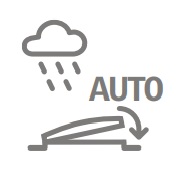 Sensor de lluvia en ventanas de cubierta plana de VELUX